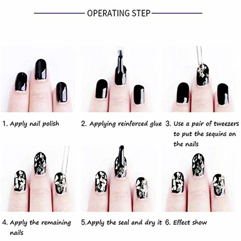 1 Hộp Kim Sa Lục Giác Bằng Acrylic Lấp Lánh Nhiều Màu Sắc Trang Trí Móng Tay