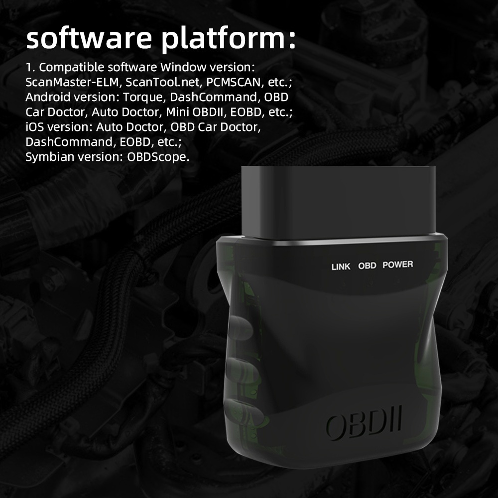 Máy quét mã chẩn đoán lỗi SEAMETAL V015/ V309/ V017/ V311 OBDII xóa mã lỗi mới thích hợp cho Android/ iOS/ Windows
