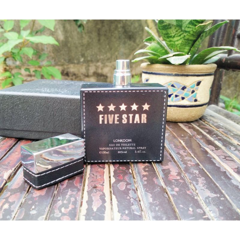 Nước hoa nam chính hãng FIVE STAR 5 SAO LONKOOM 100ml mùi hương nam tính mạnh mẽ sang trọng thơm lâu | Thế Giới Skin Care
