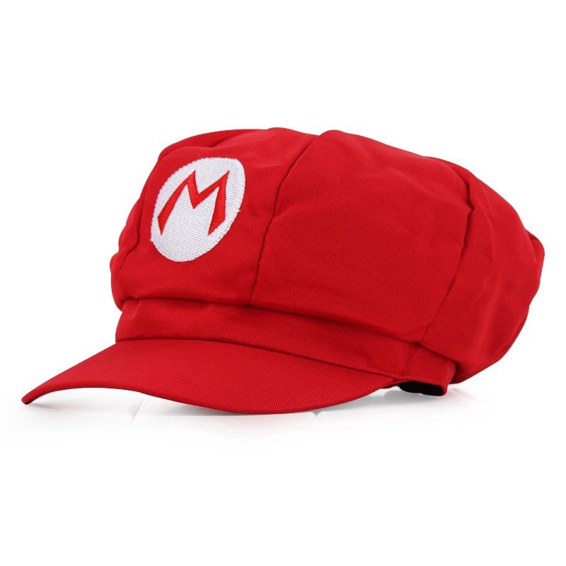 Mũ hóa trang nhân vật game Mario màu trơn