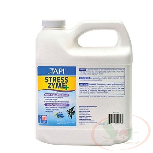 Vi Sinh Sống API Stress Zyme+ Xử Lý Nước - Can 1890 ml