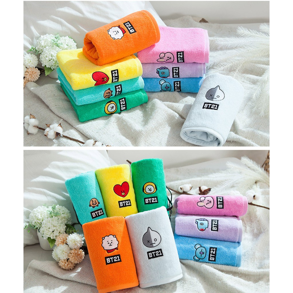 [OFFICIAL LINEFRIEND] Khăn lông BT21