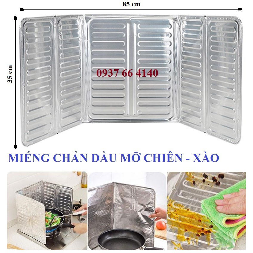 Miếng chắn dầu 85cm - tấm chắn dầu mỡ chiên xào tiện dụng