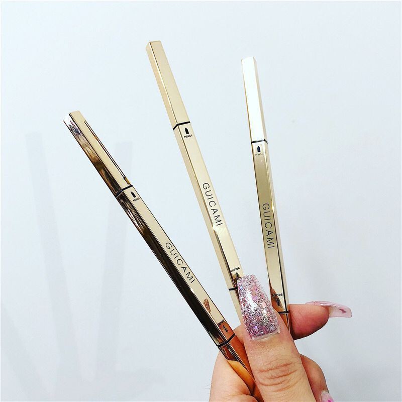 Bút kẻ lông mày hai đầu với ngòi mỏng chống thấm nước dễ trang điểm