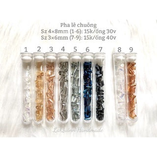 Pha lê tháp/pha lê chuông size nhỏ - nguyên liệu handmade