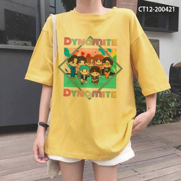Áo Thun BTS Dynamite Chibi - CT12-200421