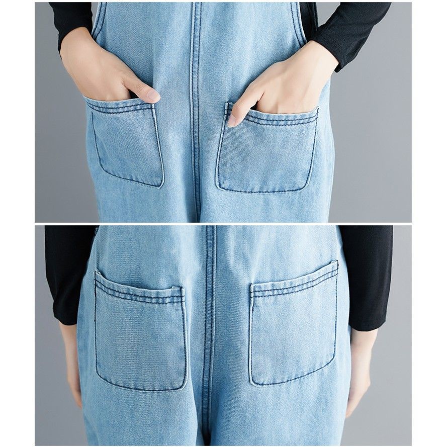 [ORDER] Quần yếm jeans bigsize cá tính - Có ảnh thật | BigBuy360 - bigbuy360.vn