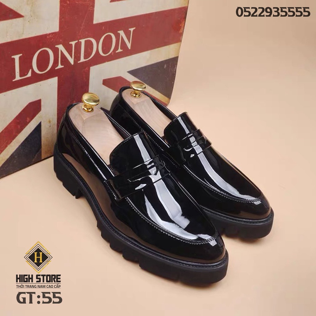 Giày da nam nhập khẩu thiết kế độc quyền  , đế cao su nguyên đúc  - BCT : 678