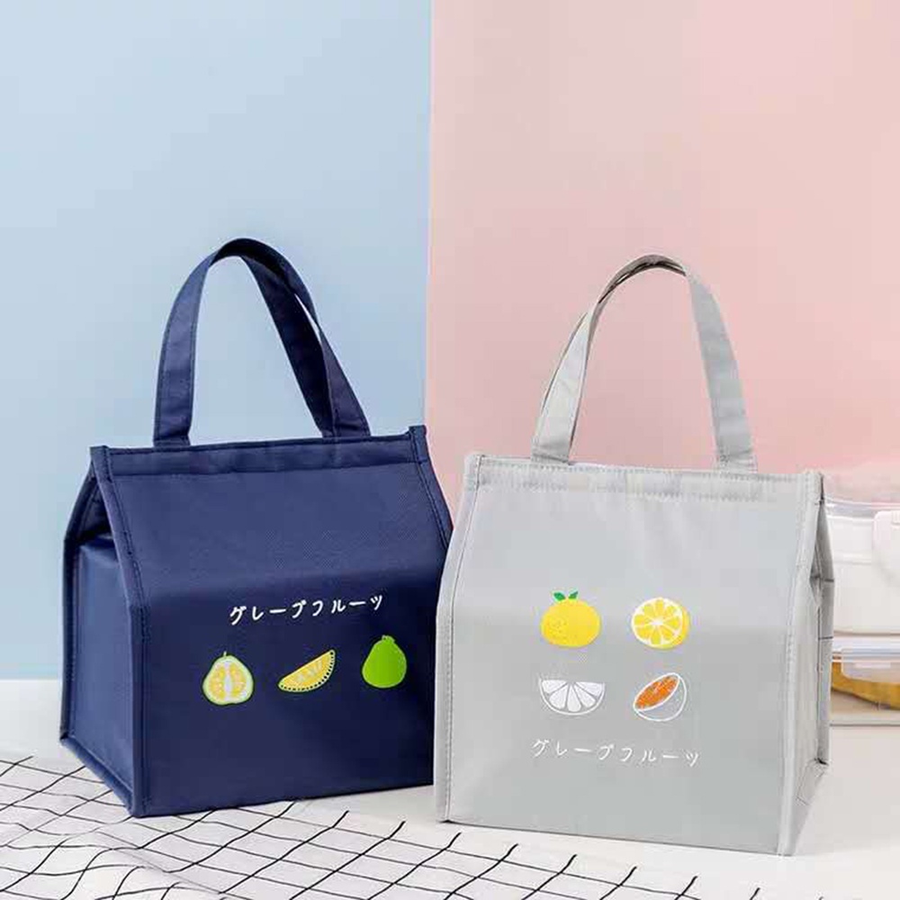 Túi Đựng Hộp Cơm Trưa Cách Nhiệt Bằng Vải Oxford Tiện Dụng Mang Theo Du Lịch / Dã Ngoại