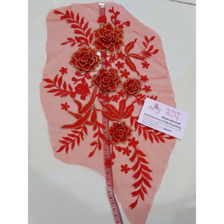 tấm chỉ thêu mềm mại 32cm