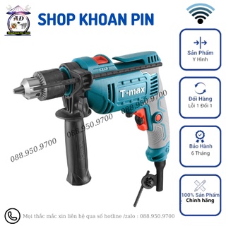Máy khoan máy bắn vít t-max 13mm id550 công suất 550w lõi đồng cắm điện