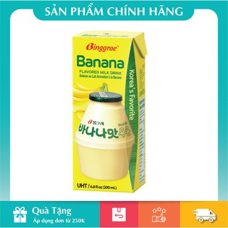 [Hàng Chính Hãng] Sữa Chuối Binggrae Hộp 200ml
