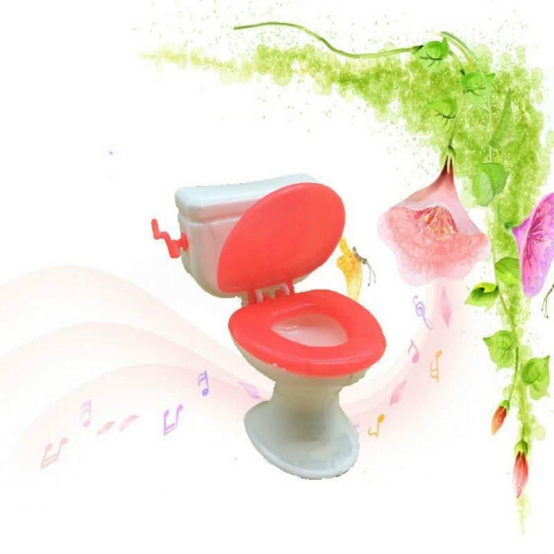 1 Ghế Ngồi Bồn Cầu + 1 Chậu Rửa Cho Nhà Búp Bê