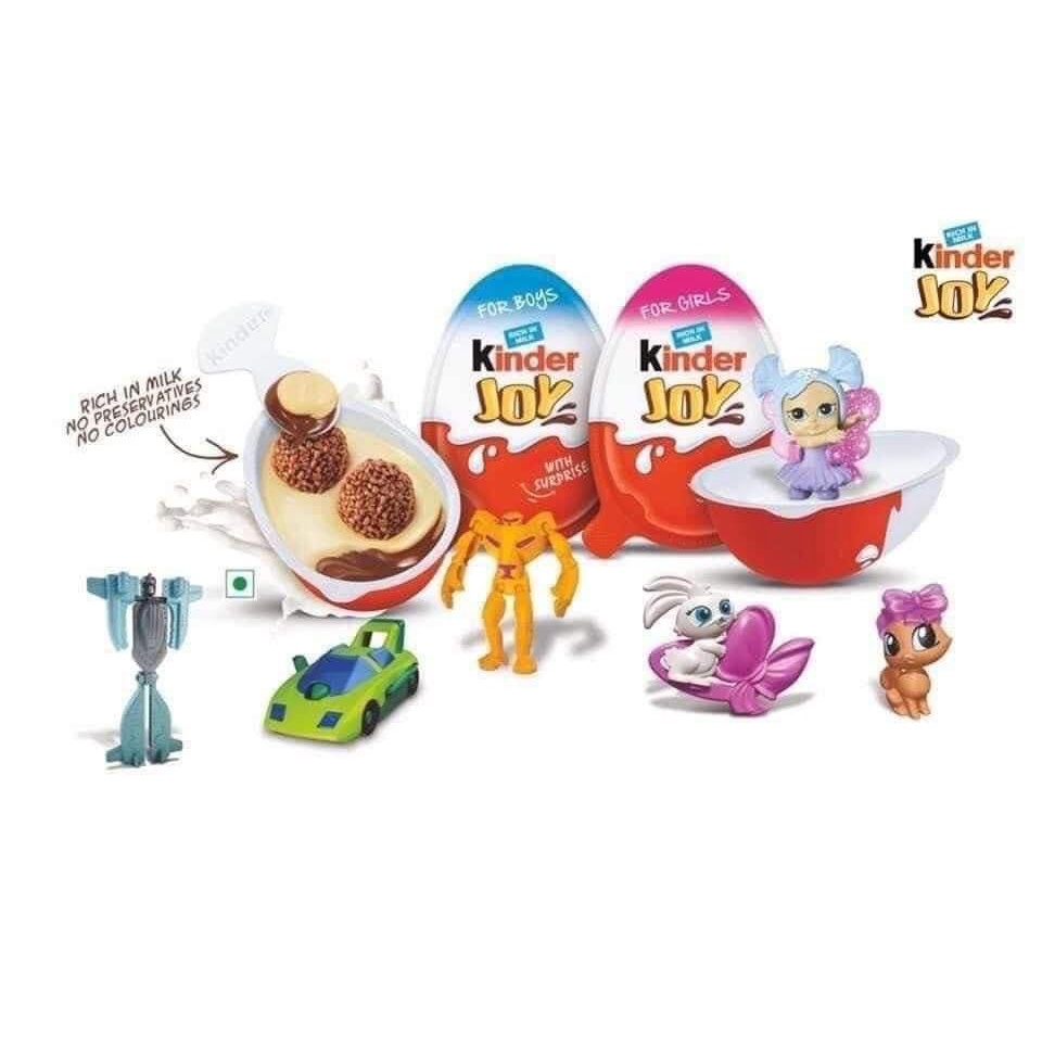 Trứng đồ chơi Kinder Joy Mỹ và Ấn Độ. ⚡Tạo sự sáng tạo cho bé⚡ ⚡Chuẩn nhập⚡ Chất lượng cao cấp.