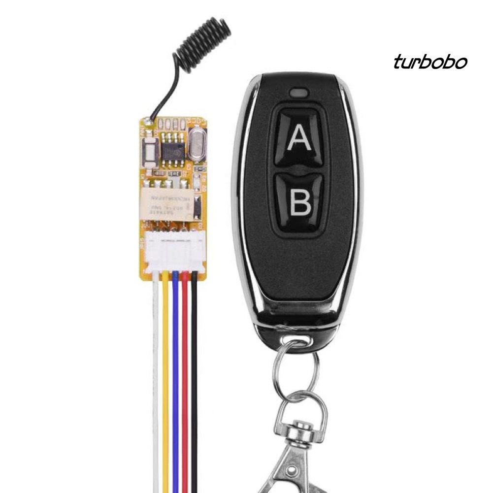 Bộ Nhận Tín Hiệu Điều Khiển Từ Xa Turbobo DC 5V 9V 12V 1 Kênh Cho Đèn LED