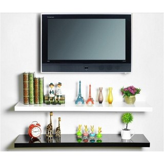 Kệ treo tường Tivi 1 thanh ngang  VDTN70( KT 70x20cm) loại Gỗ xanh chống ẩm cao cấp
