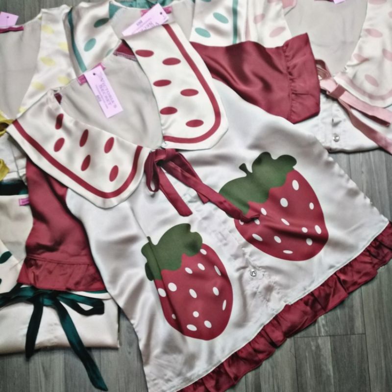 Pijama tiểu thư lụa cao cấp tay ngắn quần dài - Đồ ngủ nữ lụa lọai 1 không nhăn (ẢNH THẬT CỦA SHOP)