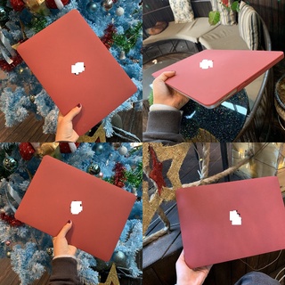 Case ,Ốp Mácbook Màu Đỏ booc đô Đủ Dòng ( Tặng Kèm Nút Chống Bụi + Chống gãy đầu dây sạc )