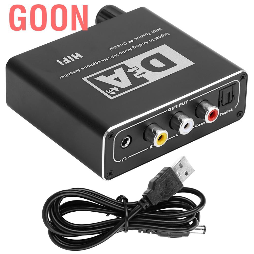 GOON CHANNEL Bộ Giải Mã Âm Thanh Kỹ Thuật Số 5.1 Kênh 3.5