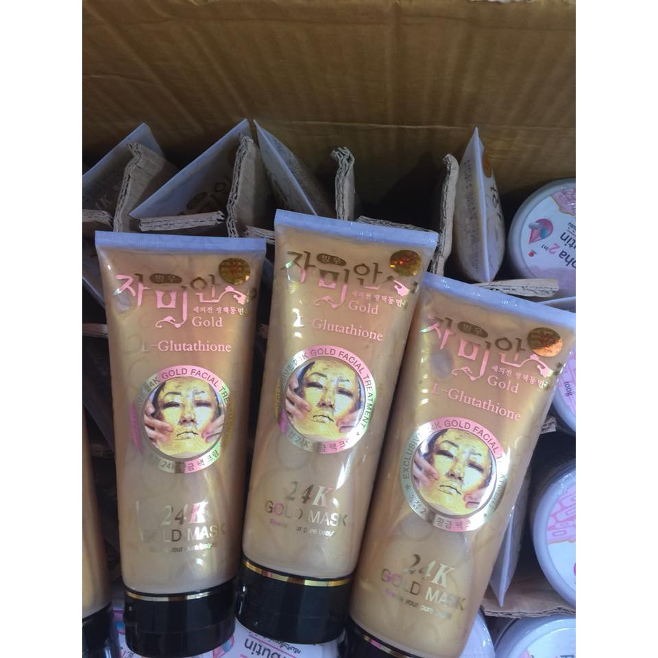 MẶT NẠ VÀNG 24K GOLD MASK (L-GLUTATHIONE) HÀN QUỐC