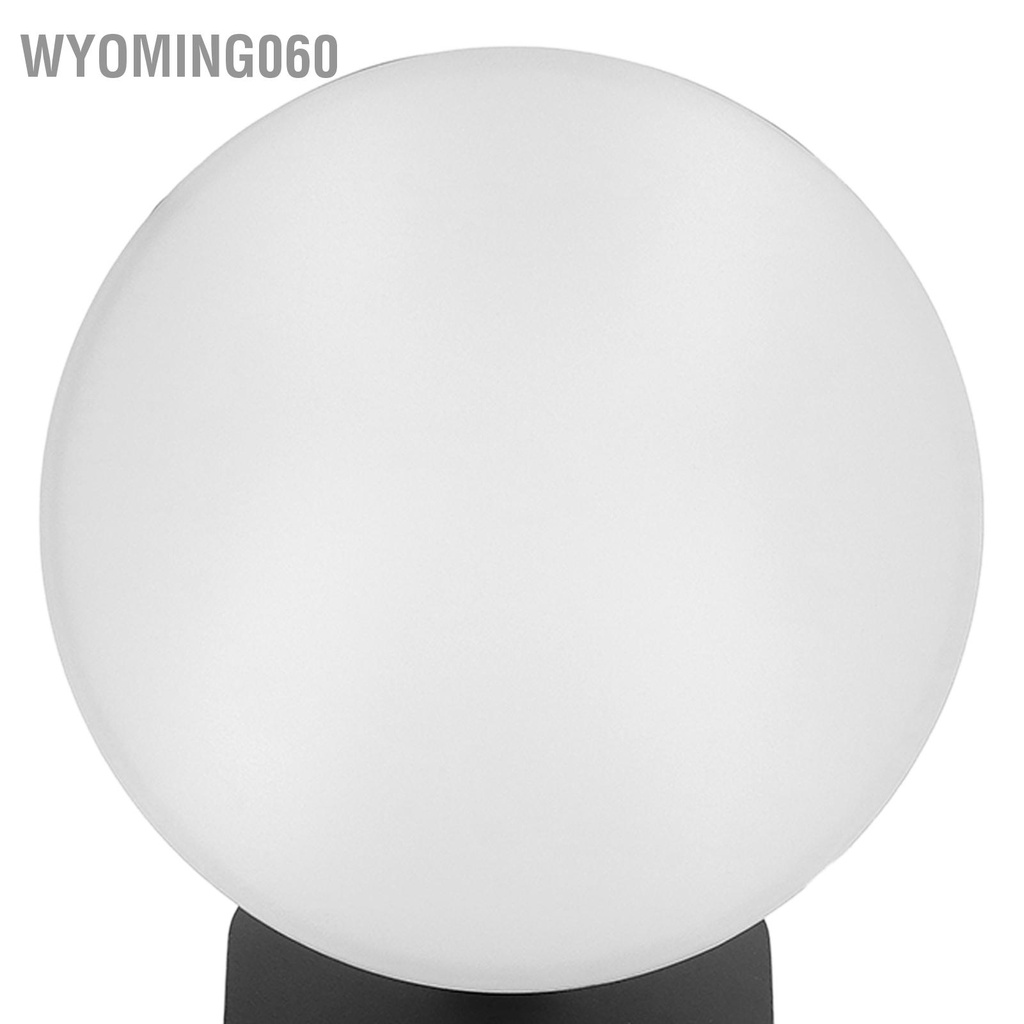 Wyoming060 Đèn tường LED ngoài trời 12W 3000K Ánh sáng ấm áp Cảm biến chuyển động của con người sân vườn cho lối đi ban công 85‑265V