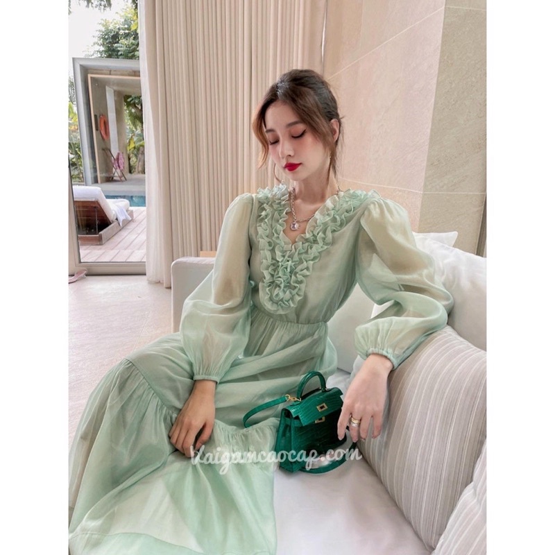 💙 Vải voan tơ ánh ngọc trai 💙