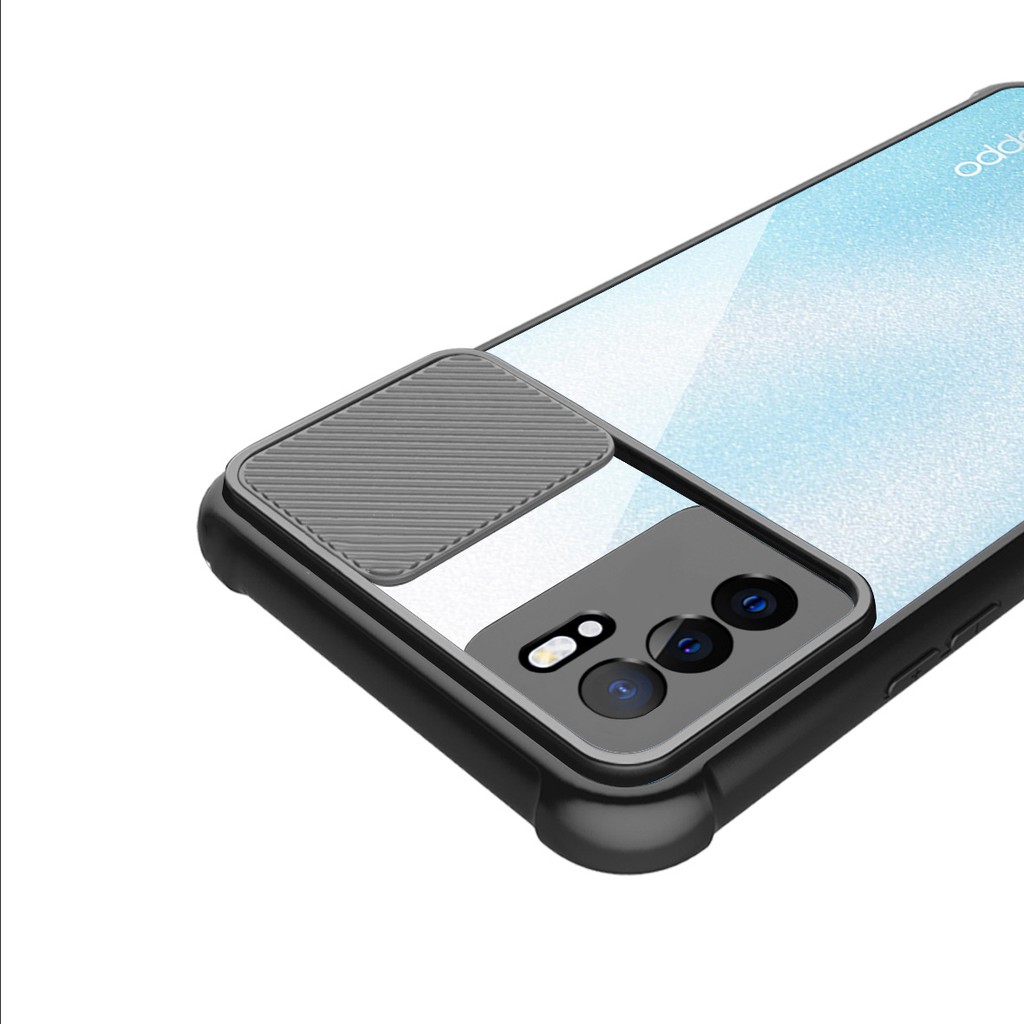 Ốp điện thoại mềm nắp trượt bảo vệ camera chống rơi thời trang cho Oppo Reno6 5g Reno6 Pro 5g Reno6 Z 5g