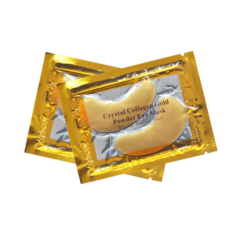 Set 10 Mặt Nạ Mắt Collagen Pha Lê Vàng Chăm Sóc Da Chống Nếp Nhăn