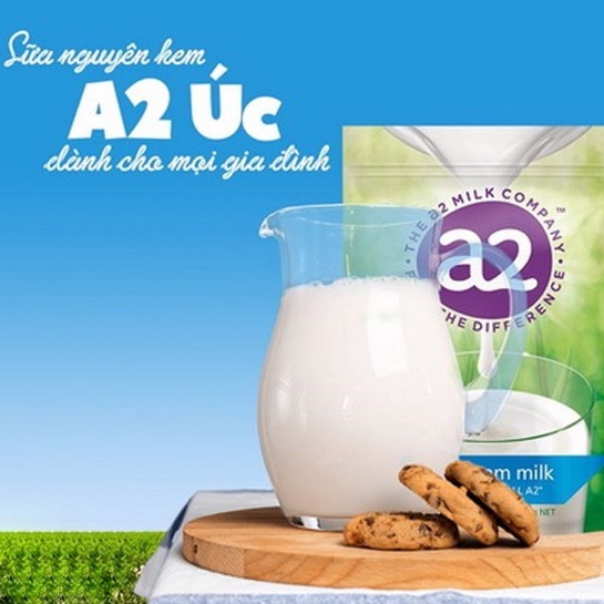Sữa A2 Úc Nguyên Kem Tách Kem Kết hợp sữa MILO Dành Cho Mọi Lứa Tuổi Chính Hãng