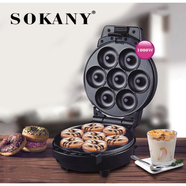 Máy Làm Bánh Donut Điện Mini