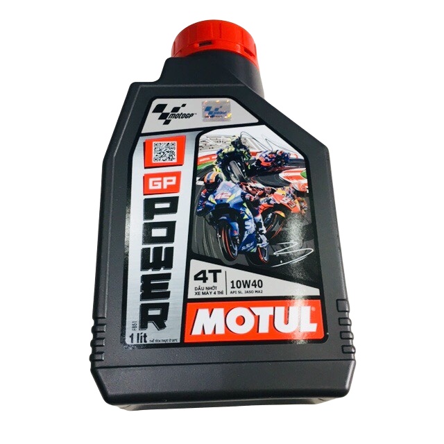 Nhớt  Motul GP Power 4T 10w40 MA2 - Dầu nhớt xe số và tay côn cao cấp