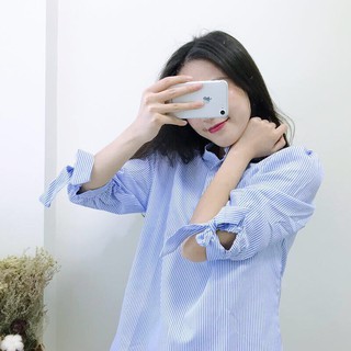 Áo Kiểu Nữ Cổ Trụ Tay Nơ Thời Trang💕𝑭𝑹𝑬𝑬𝑺𝑯𝑰𝑷💕[Giá gốc tận xưởng] ÁO KIỂU NỮ CÔNG SỞ