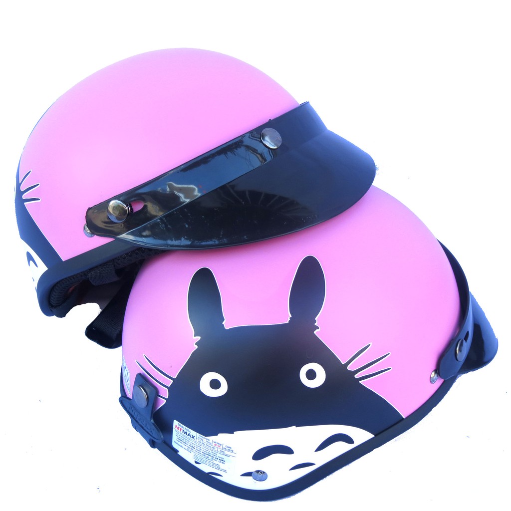 Mũ bảo hiểm NTMAX 1/2 Mèo Totoro ( nhiều màu) siêu dể thương
