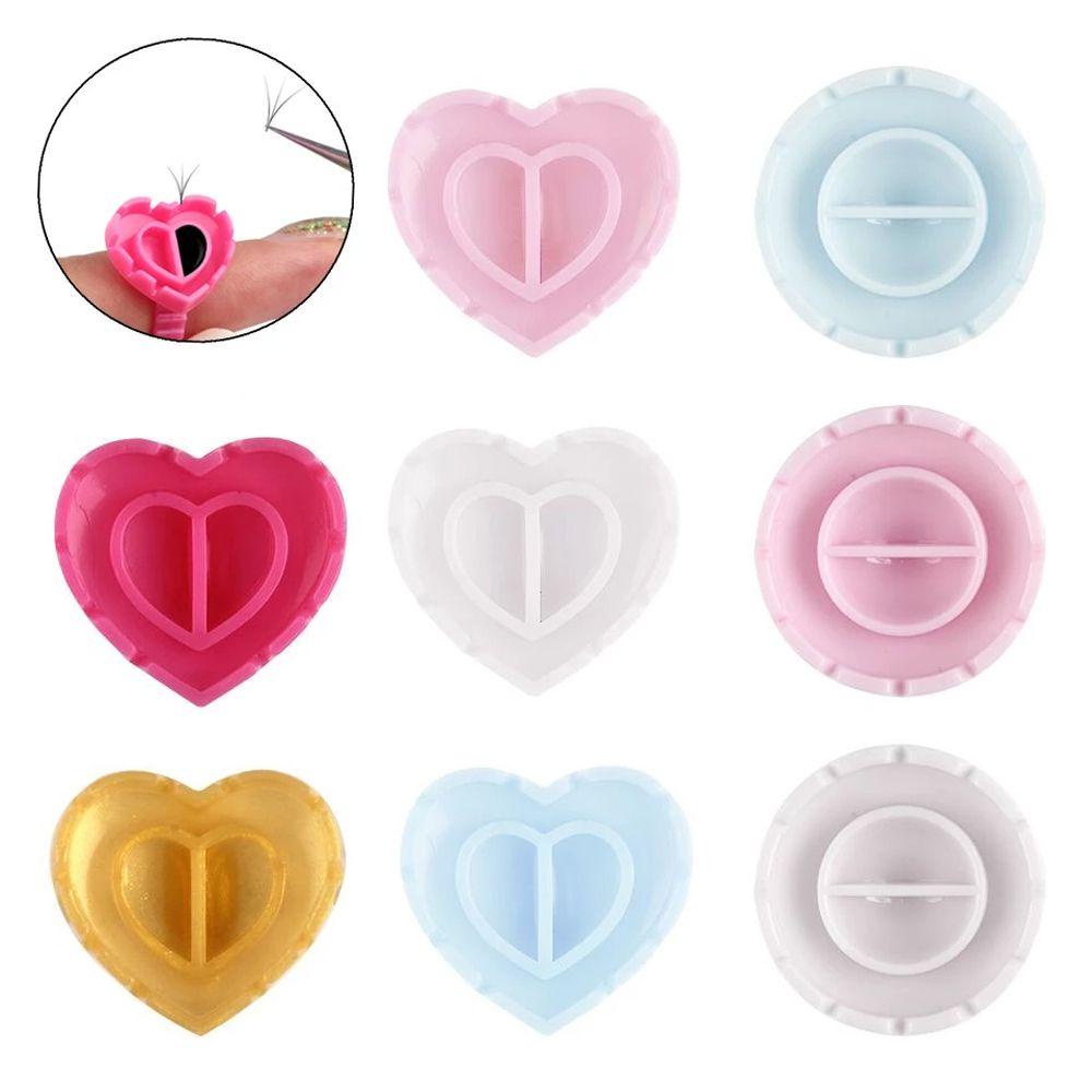 Set 100 Vòng Giá Đỡ Nhẫn Gắn Lông Mi Giả Tiện Dụng