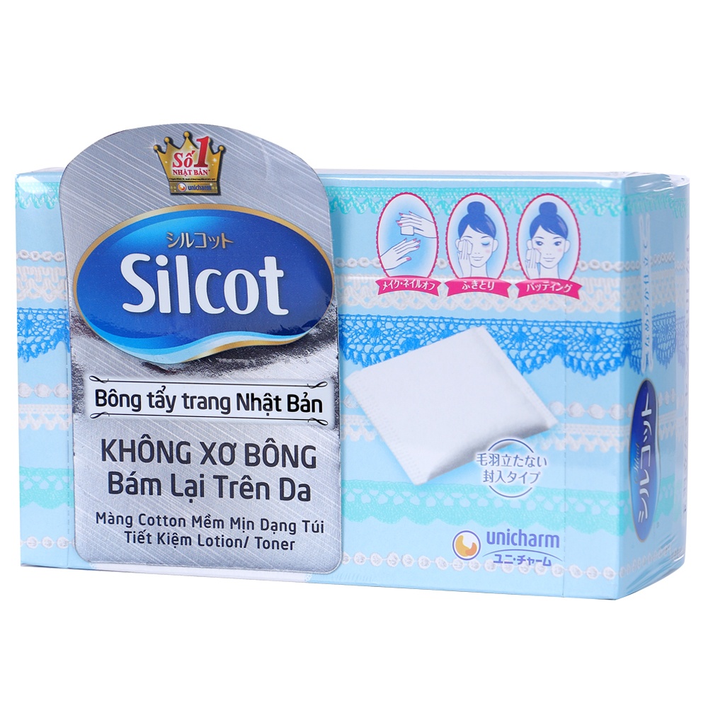 Bông tẩy trang Silcot (82 miếng)