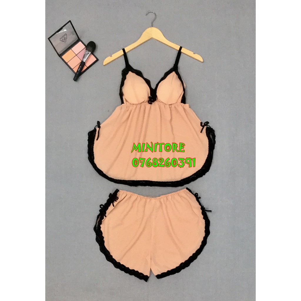 [SIZE 60-90KG] ĐỒ NGỦ VOAN CÁT DỄ THƯƠNG SIZE LỚN CÓ MÚT, ĐỒ CỠ LỚN XƯỞNG NHÀ MAY BAO ĐẸP, TÀ TRÒN | BigBuy360 - bigbuy360.vn