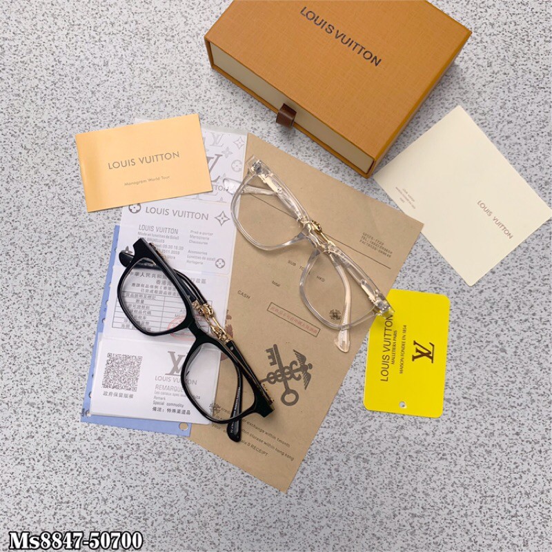 Kính Mắt Chrome Heart Giả Cận Gọng Đen Phối Vàng Cực Đỉnh