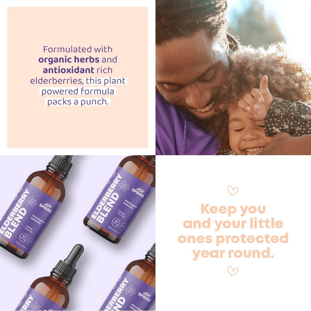 Siro Syrup Joyspring Elderberry 30ml giúp bé tăng đề kháng date 12.2025 mẫu mới nhất