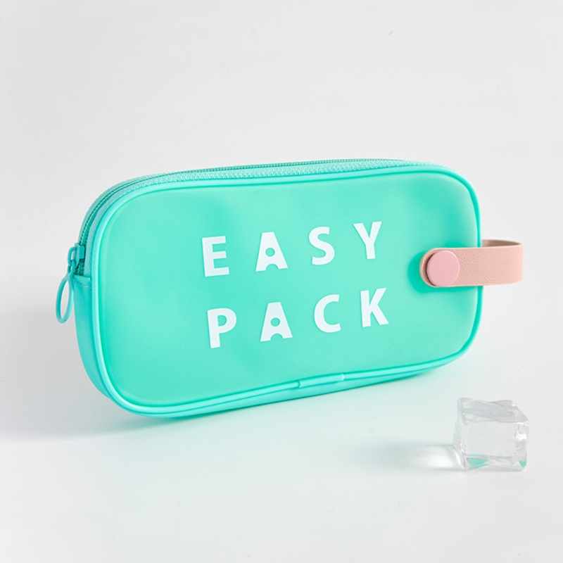 Hộp Đựng Bút Viết Có Khóa Kéo Di Động Tiện Dụng Cho Học Sinh Tiểu Học