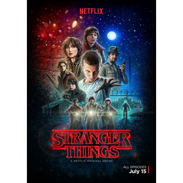 Áp Phích Dán Tường Trang Trí Hình Phim Stranger Things Season 1 2 3 4