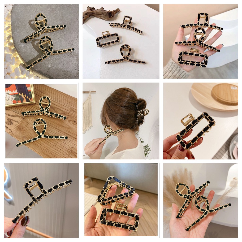 Kẹp Tóc Lớn Phong Cách Hàn Quốc Đơn Giản Cho Nữ