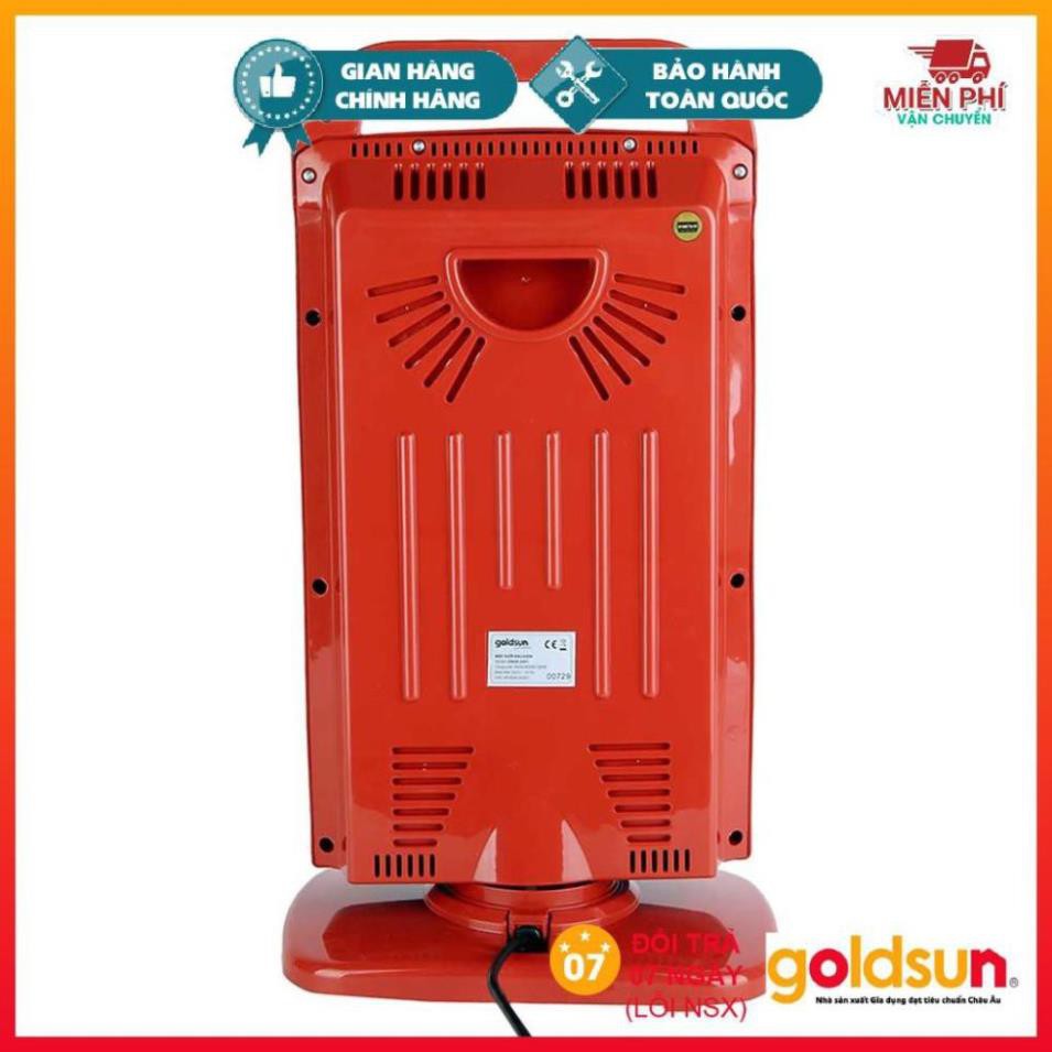 Đèn Sưởi 3 Bóng Halogen GOLDSUN GHLH-2001, Máy Sưởi Halogen GOLDSUN Tốc Độ Làm Ấm Nhanh Tỏa Nhiệt Đều