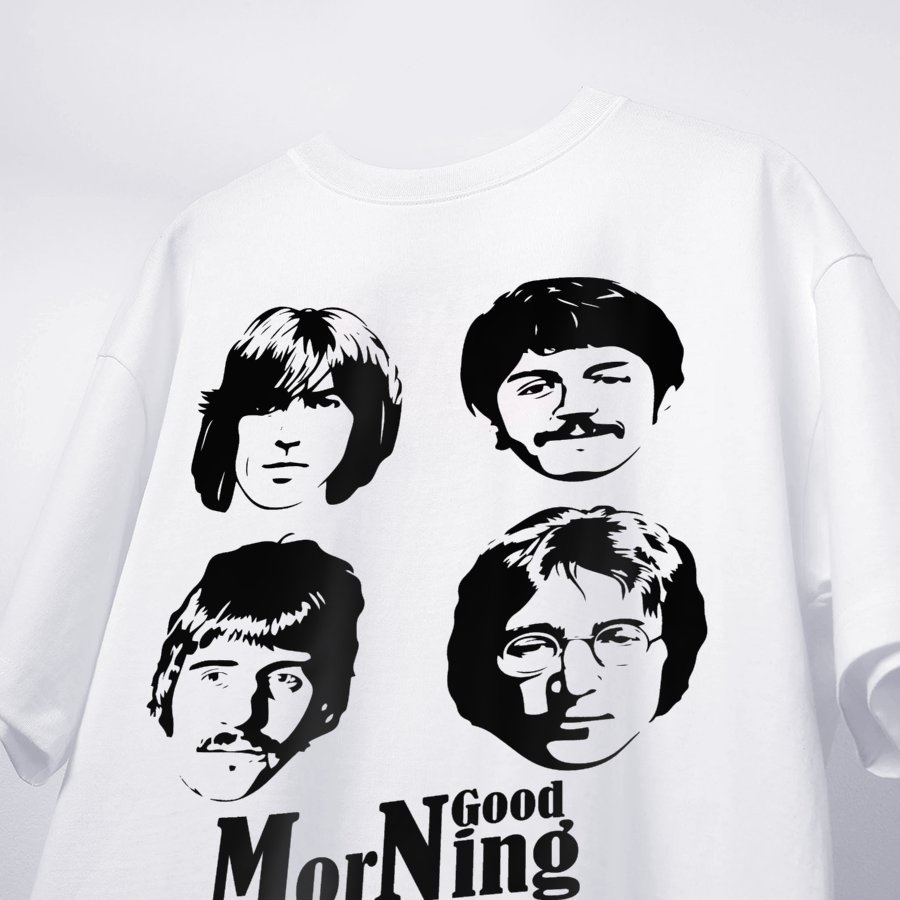 Áo thun nữ nam Đầy đủ tất cả các gương mặt của beatles MVR KK3996