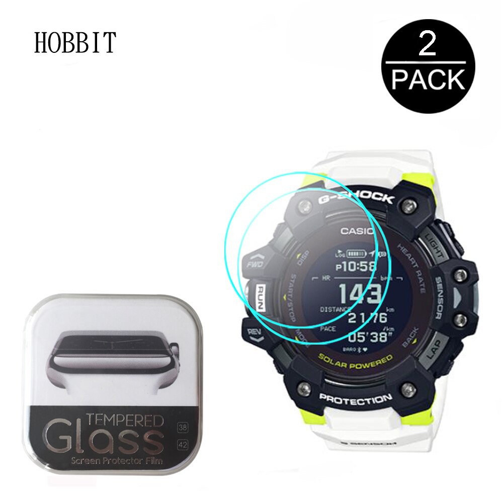 Set 2 Kính Cường Lực Bảo Vệ Màn Hình Cho Đồng Hồ Casio G-Shock Gbd-H1000 1a7pr 1pr 4pr 8pr Watch Hd 2.5d 9h