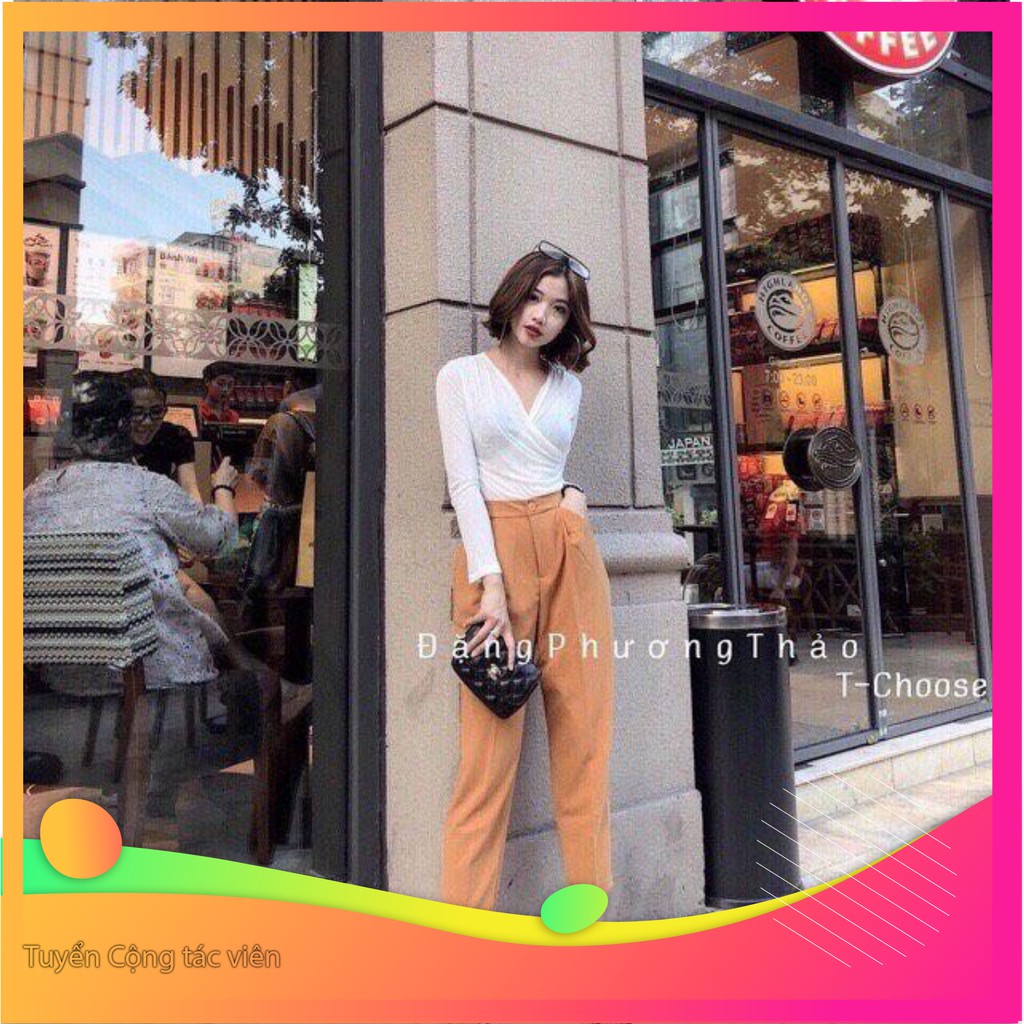15Q47B1 Quần baggy ống túm vải đũi cực đẹp, đủ màu hot trend, 3 size SML Sale