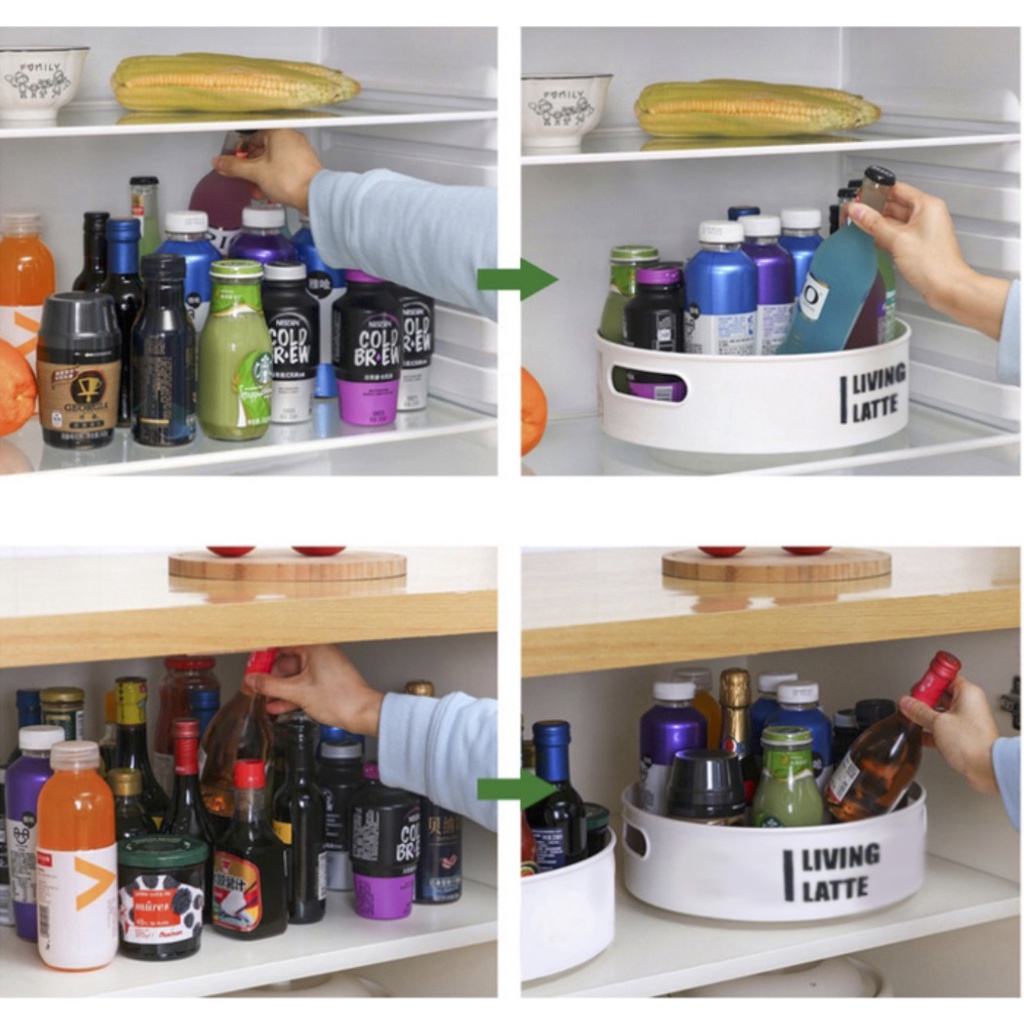 [Hàng mới về] Giá xoay 360 độ LIVING LATTE Hàn Quốc