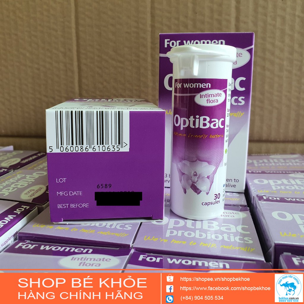 Men vi sinh Optibac tím dành cho phụ nữ - Optibac For Women