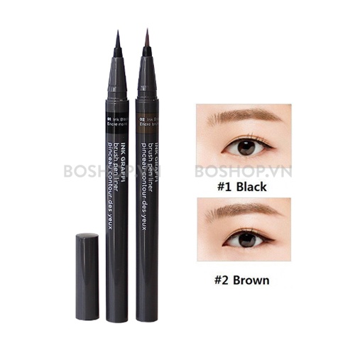 Bút Kẻ Mắt Nước the face shop Ink Graffi Brush Pen Liner 0.5g HQ