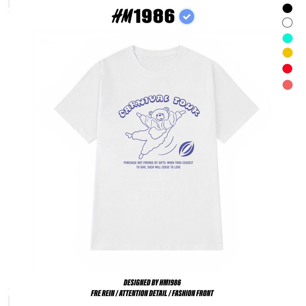 Áo thun nam nữ unisex tay lỡ form rộng 3170 , Áo thun form rộng Oversize Ulzzang  HM1986