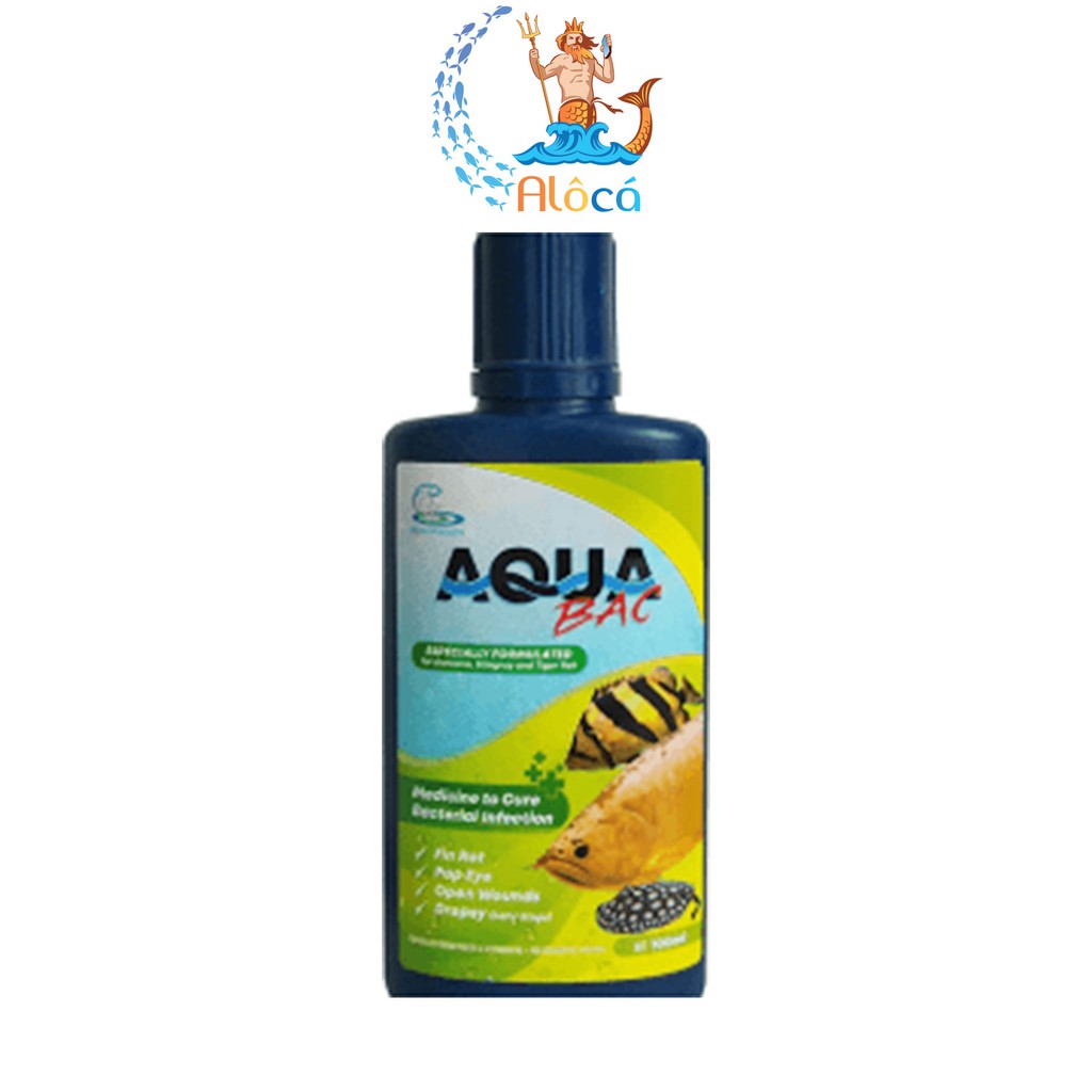 Th'uốc AQUA BẠC CZ12 ch'ữa b'ệnh cho cá Rồng, cá Hổ, cá Sam chai 100ml